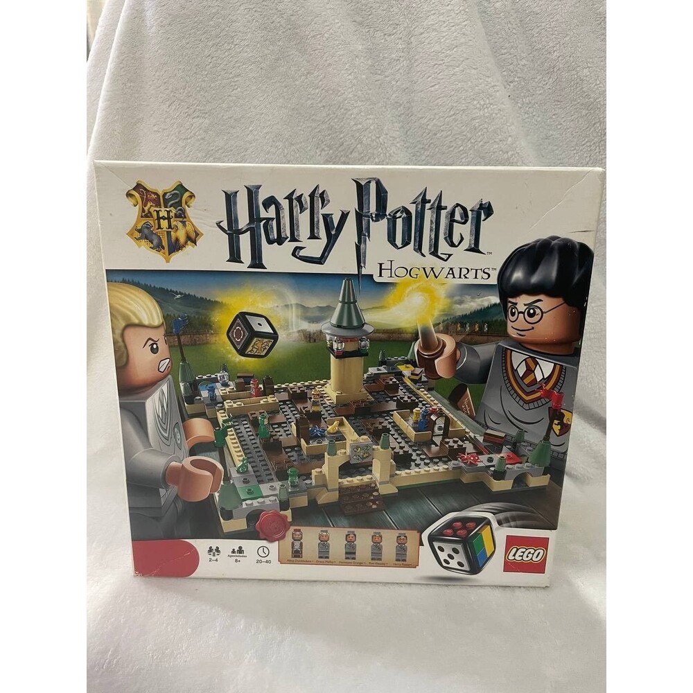 LEGO Harry Potter Hogwarts Board Game Retired 3862 Box Instructions Minifigures
